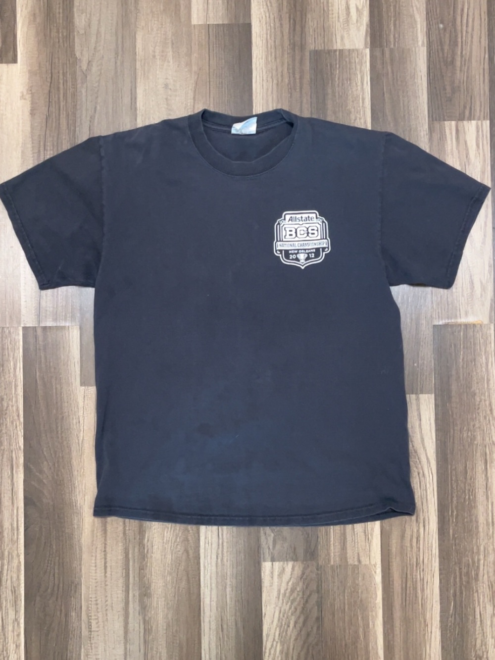Vintage BCS NATIONAL CHAMPIONSHIP ALABAMA and LSU Football Men’s L Black Shirt